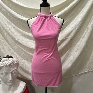 Terry cloth halter dress/swimsuit coverup by Urban Outfitters
